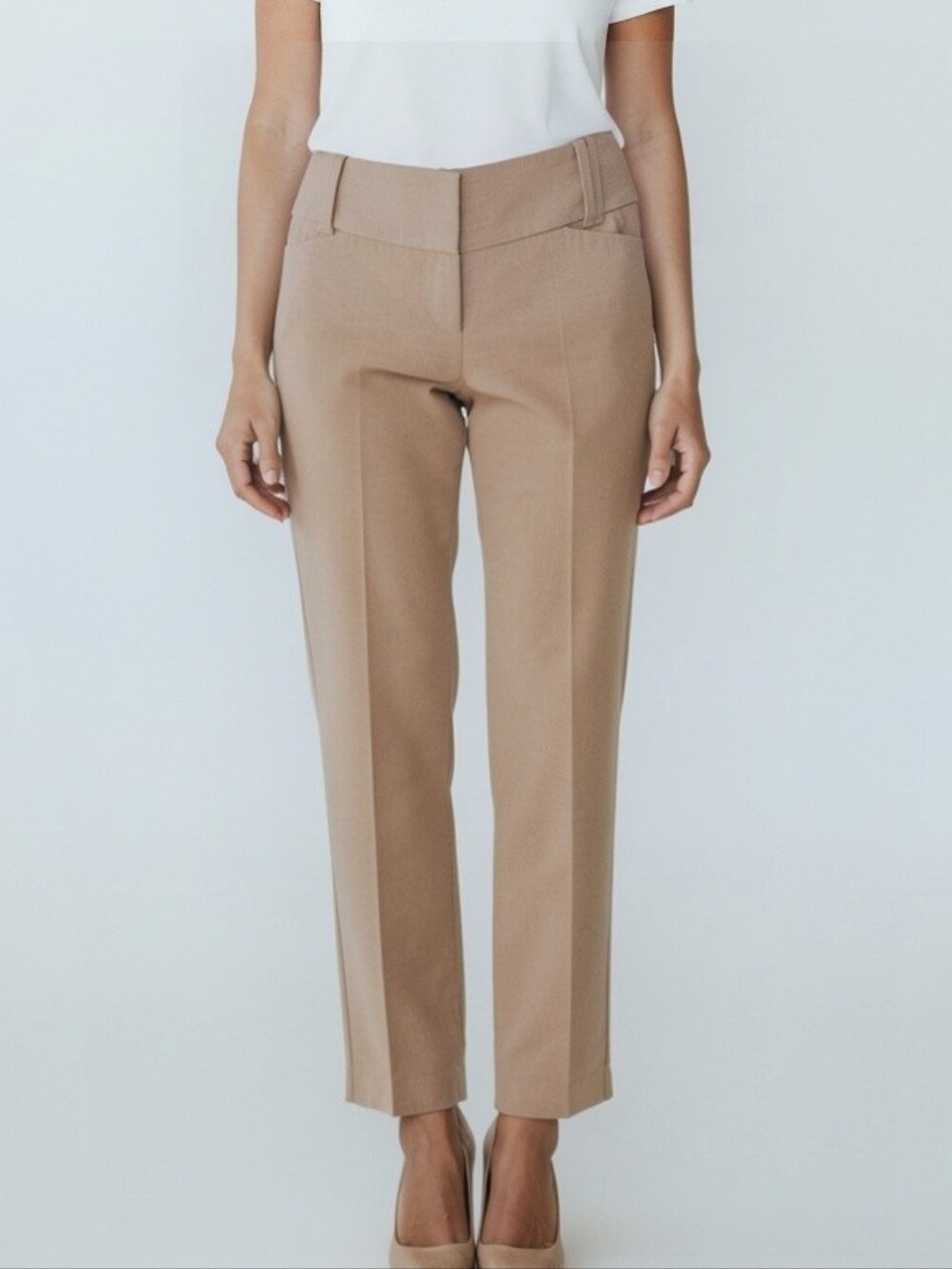 The Limited Cassidy Fit Women’s Dress Pants Size 8S Tan Stretch Career Trousers
